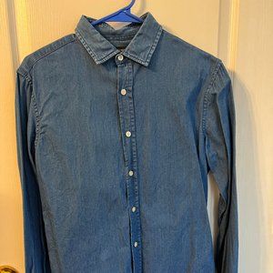 Banana Republic Slim Fit Chambray Shirt Size S Slim Fit